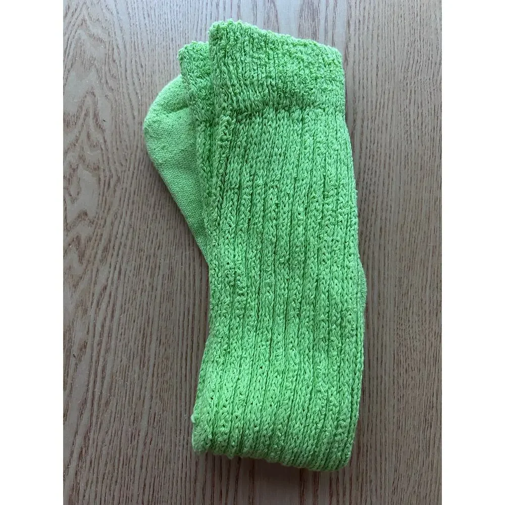 New Hooters Girl Uniform XL Length Scrunchie Socks Lime 🍋‍🟩 Green One Size